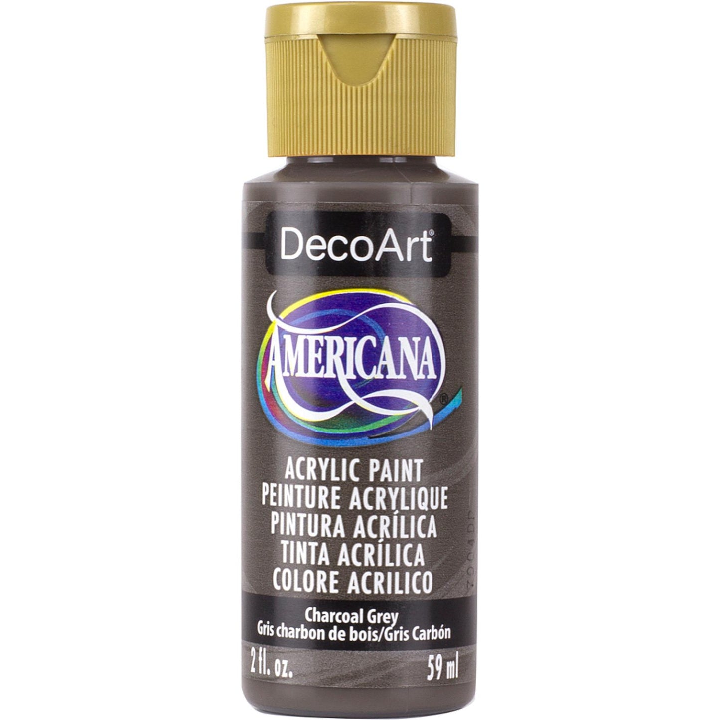 DecoArt Charcoal Grey Americana Acrylic 2oz