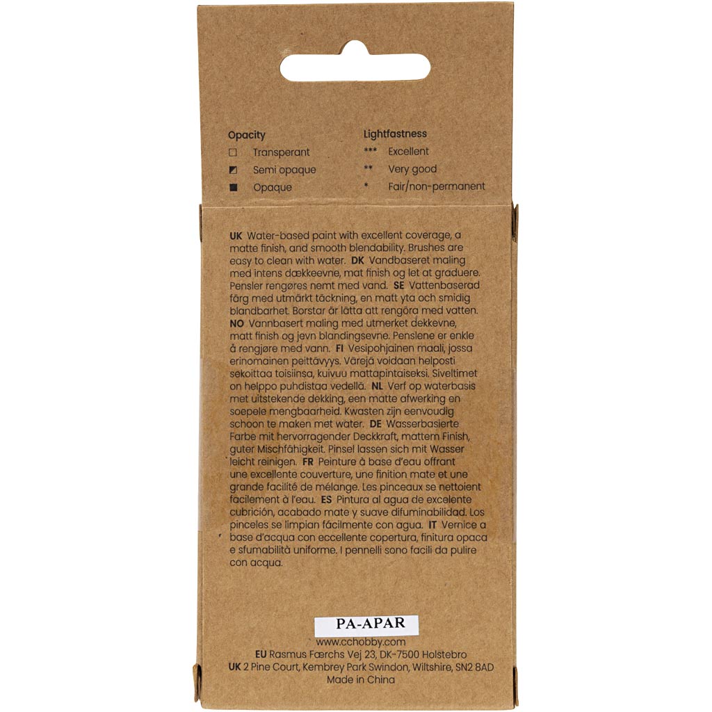 Gouache Paint, white, 3x20 ml/ 1 pack