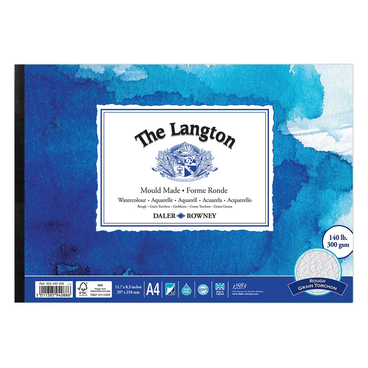 Daler-Rowney Langton Water Colour Rough Pad
