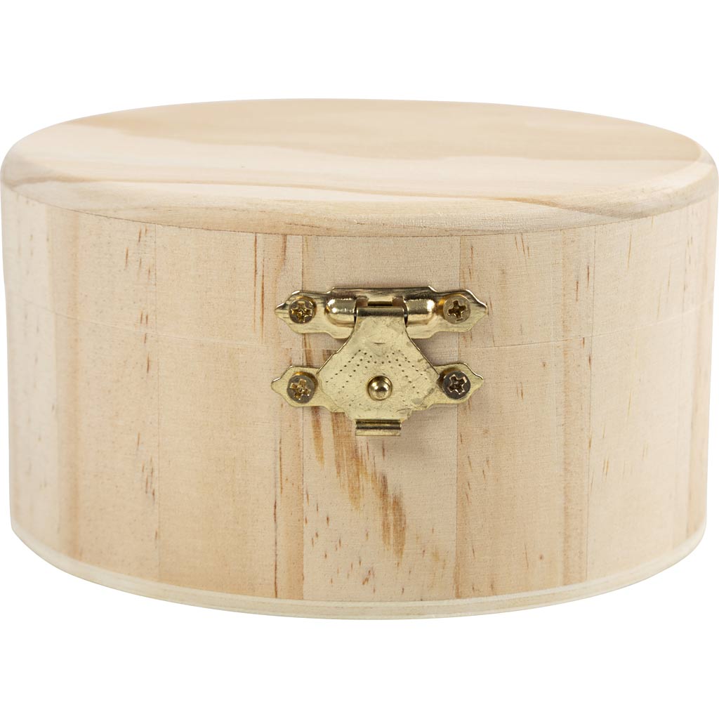 Round Box, H: 6 cm, dia. 11 cm, 1 pc