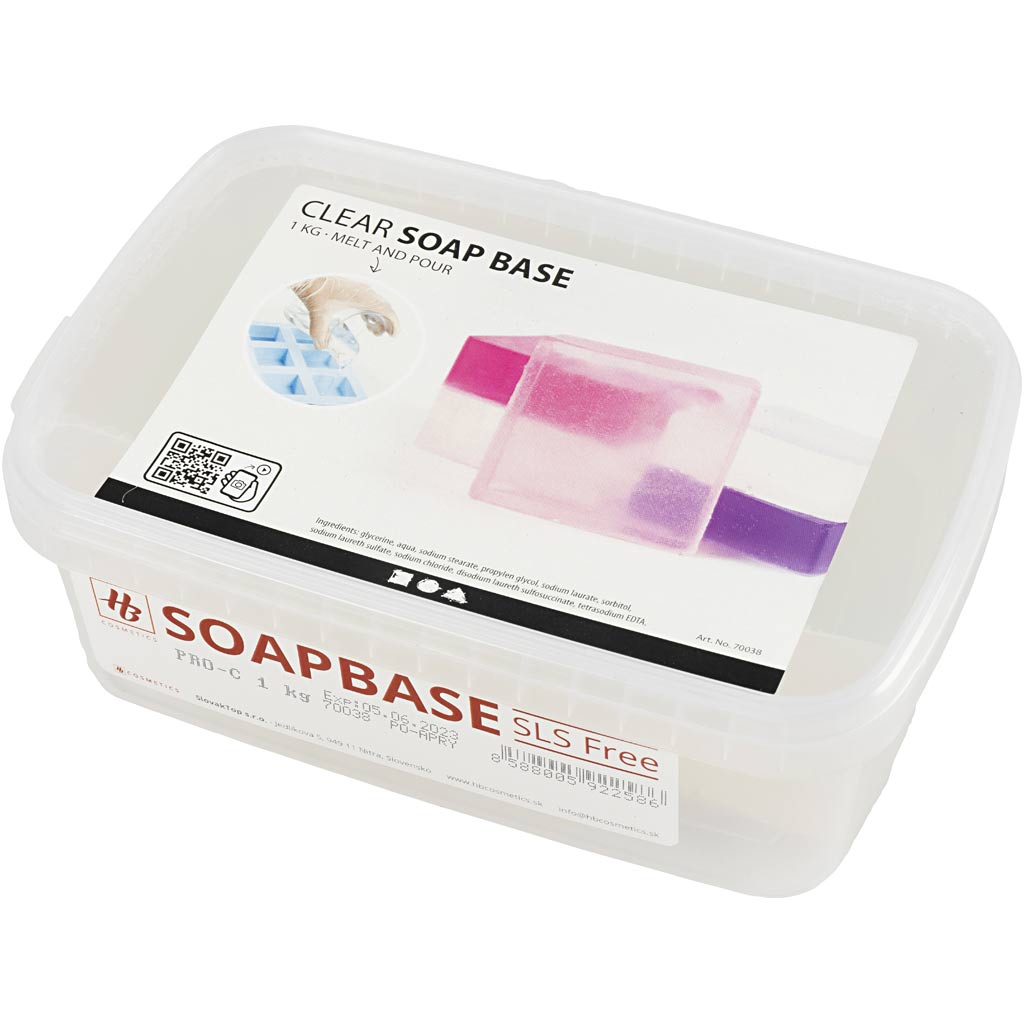 Transparent Soap Base, clear, 1 kg