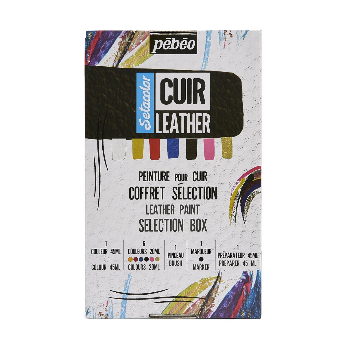 Pebeo Selection Box - Setacolor Leather