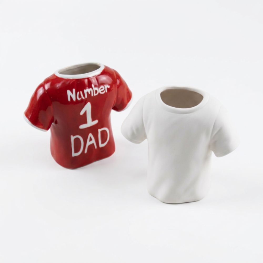 Football Shirt Pencil Holder – Bisque Blanks x6 (GMS)