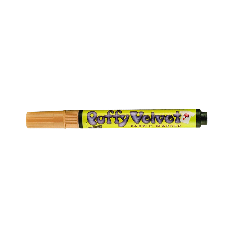 Puffy Velvet Marker - Fluorescent Orange