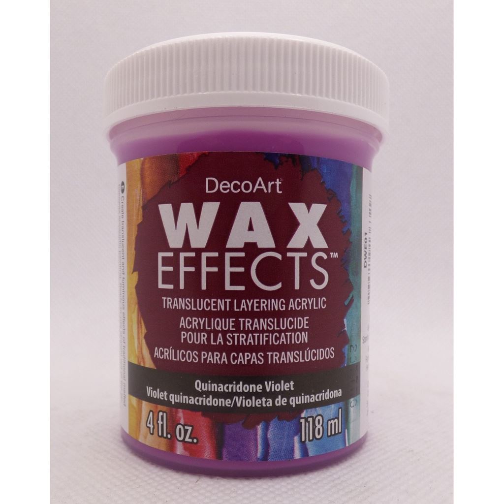 DecoArt Quinacridone Magenta 4OZ Wax Effects Encaustic Acrylic