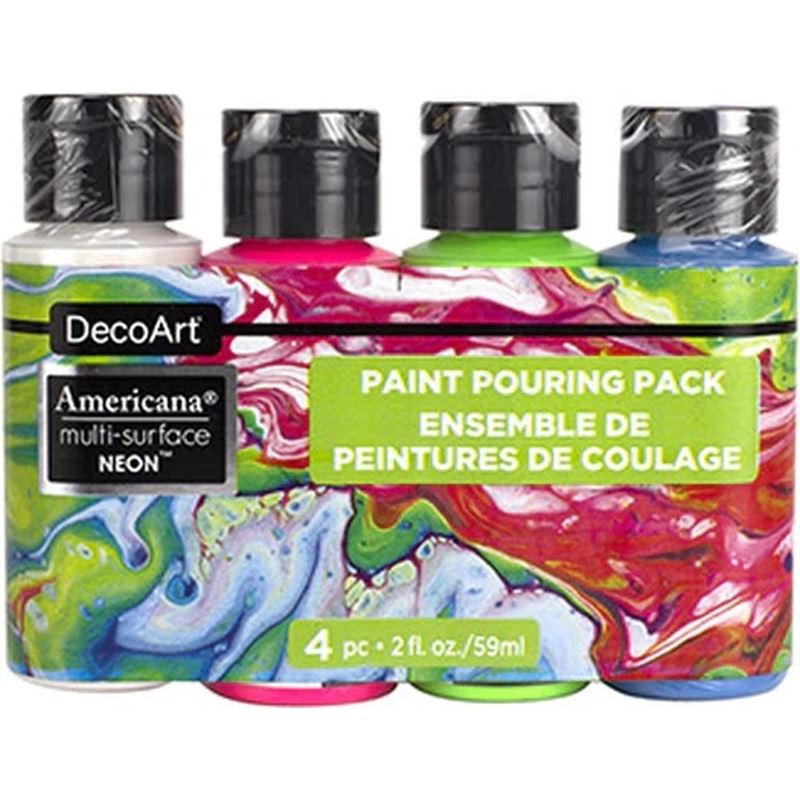 DecoArt Multi-Surface Neon's Pouring Kit