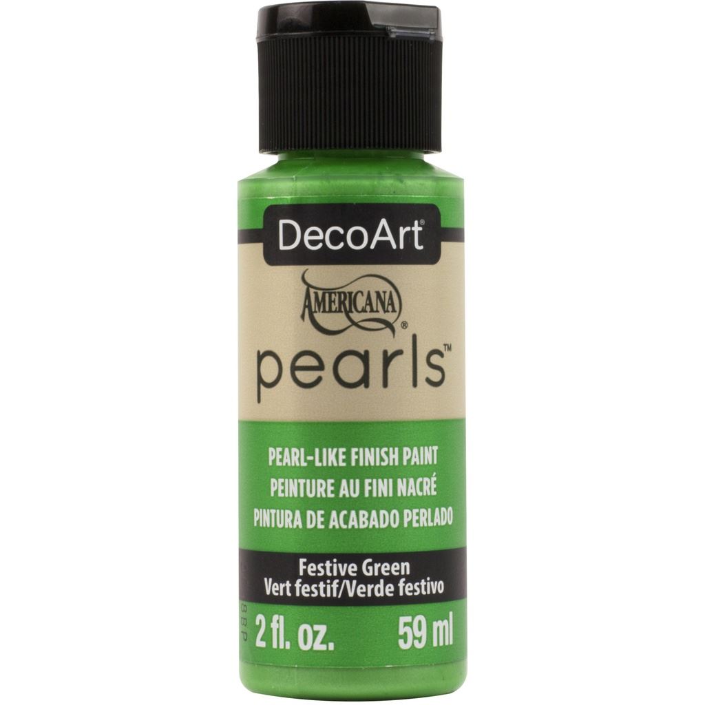 DecoArt Festive Green Americana Pearls - 2o