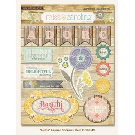 Home Layered Stickers Sold in singles