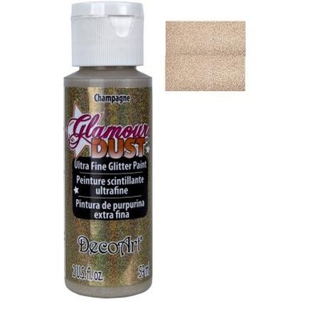DecoArt Champagne Gold Glamour Dust 2oz
