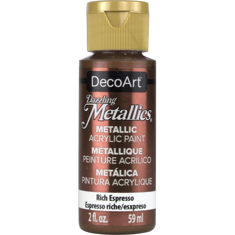 DecoArt Rich Espresso Metallics 2oz