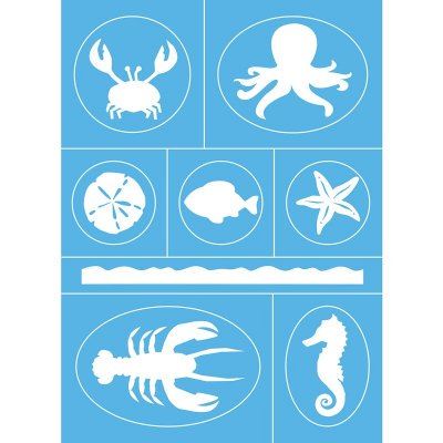DecoArt Sea Life Stencil
