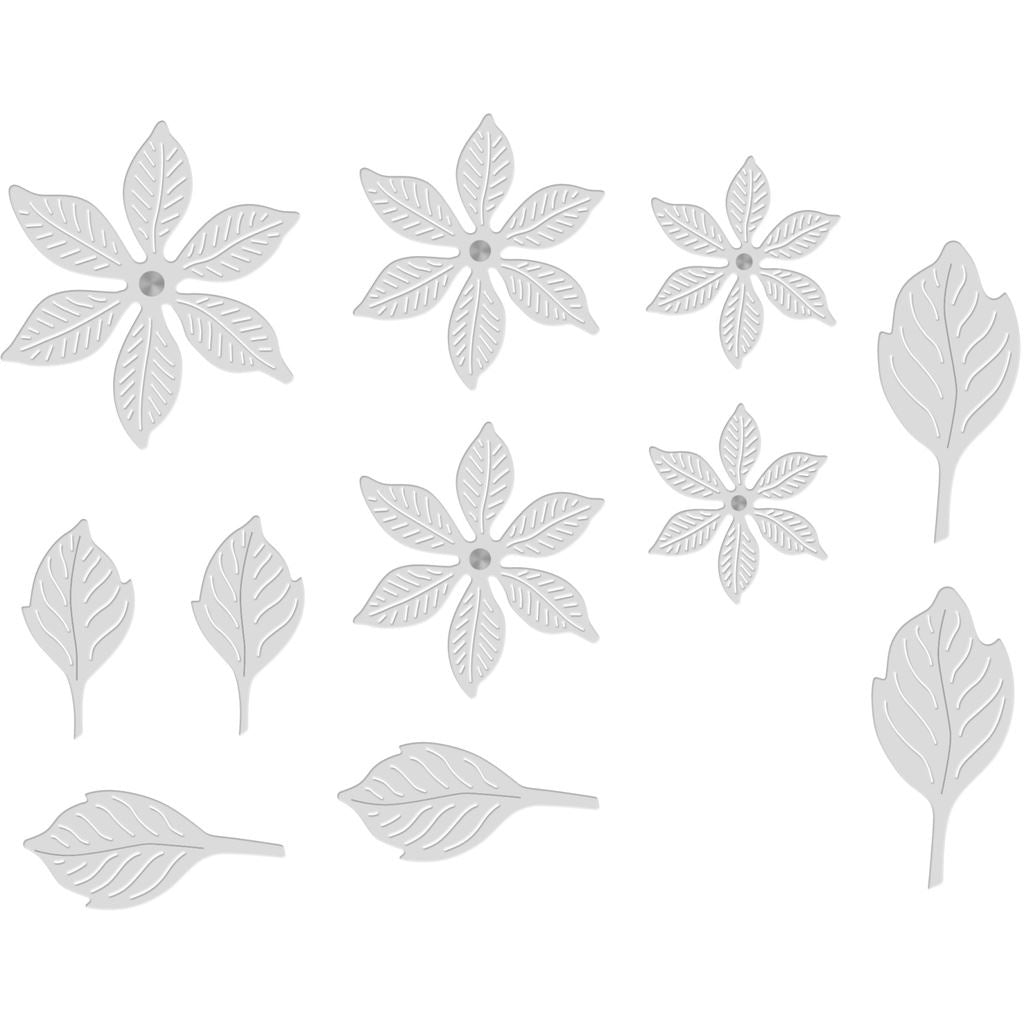 Layered Poinsettias Sweet Dixie Cutting Die