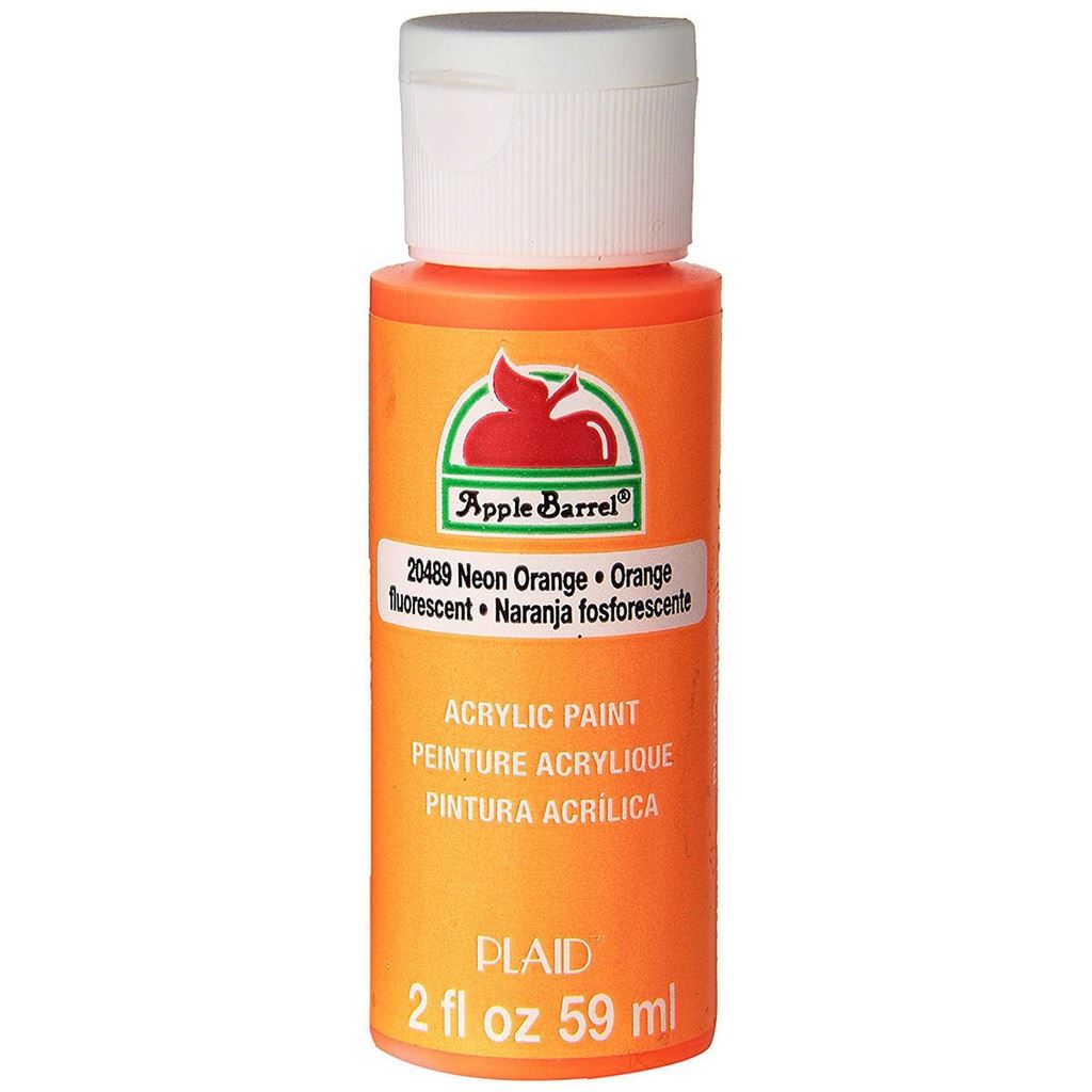 Orange Neon Apple Barrel 2oz