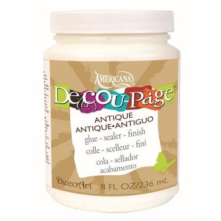 DecoArt Decou-Page Antique - Wide Pot