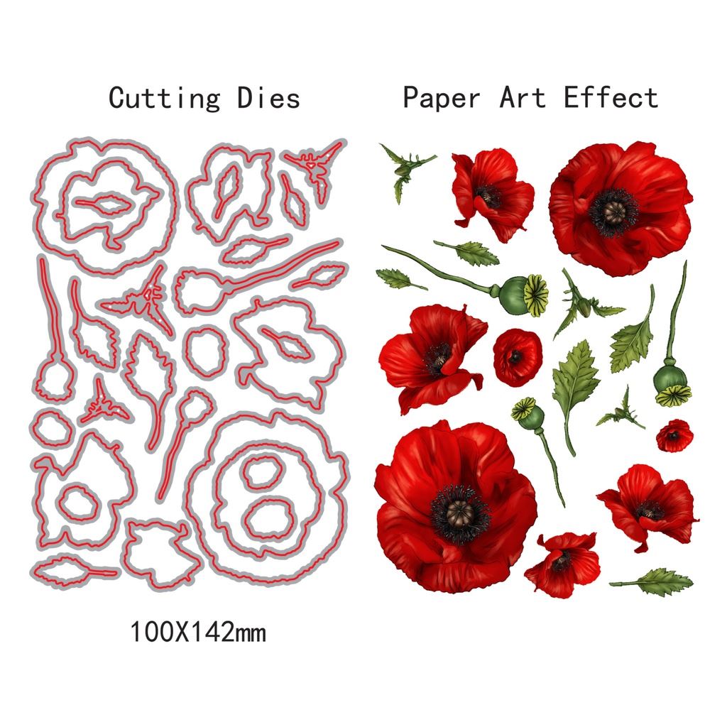 Match It Poppy Mini Die Set