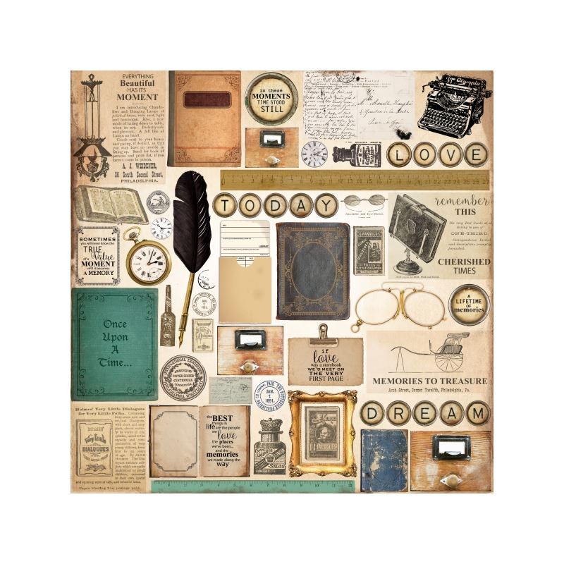 Story Book12x12Gloss Trinkets Sold in Packs of 10 Sheets