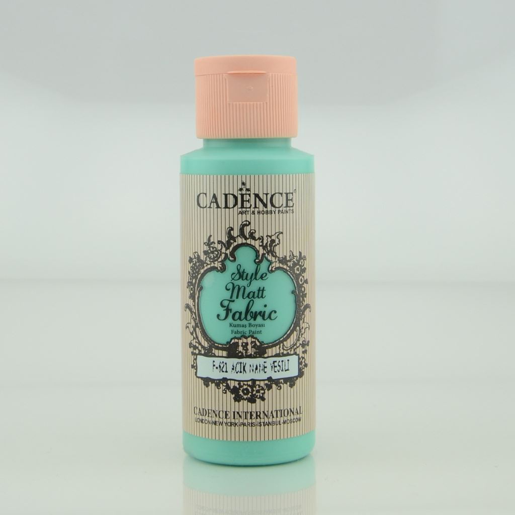 Light Mint Green 59 ml Style Matt Fabric Paint