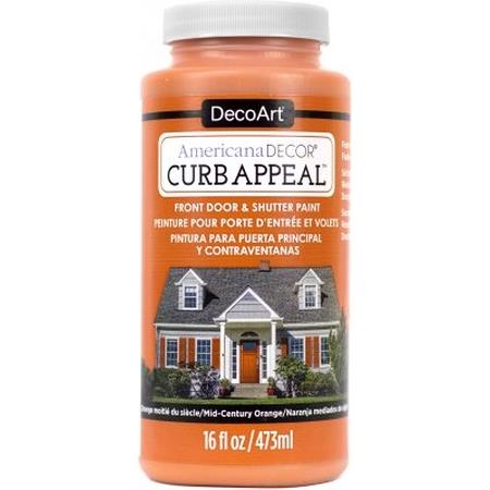 DecoArt Mid-Century Orange Curb Appeal