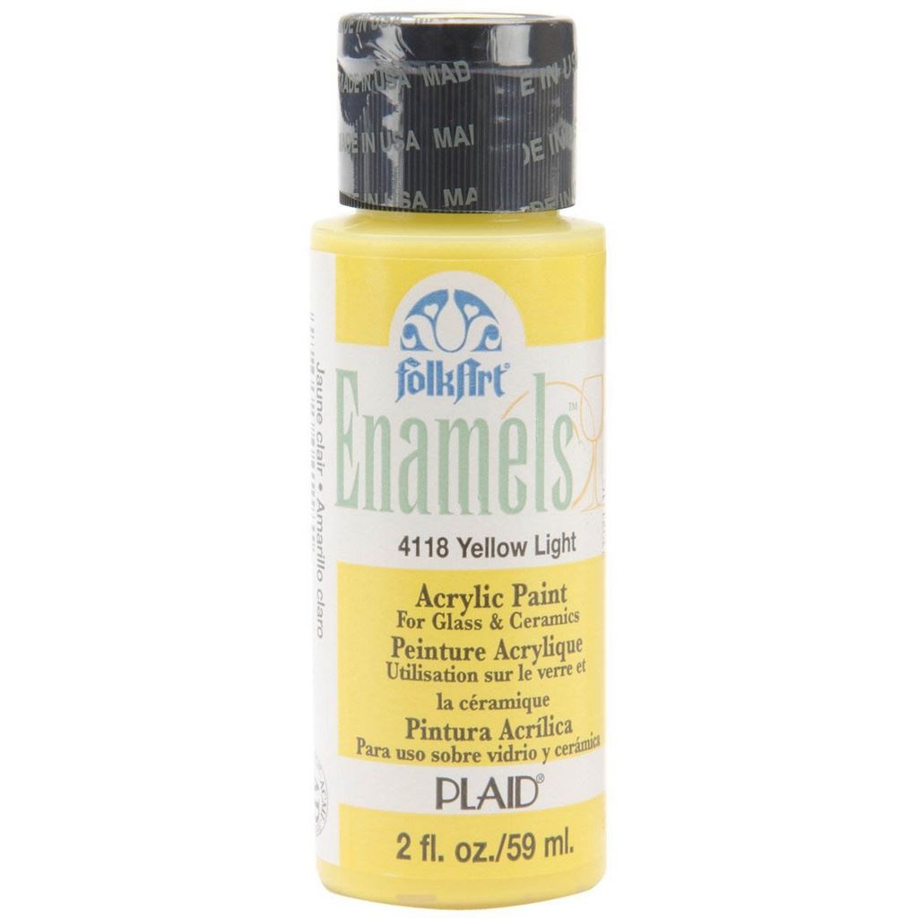 Yellow Light FolkArt Enamels 2oz
