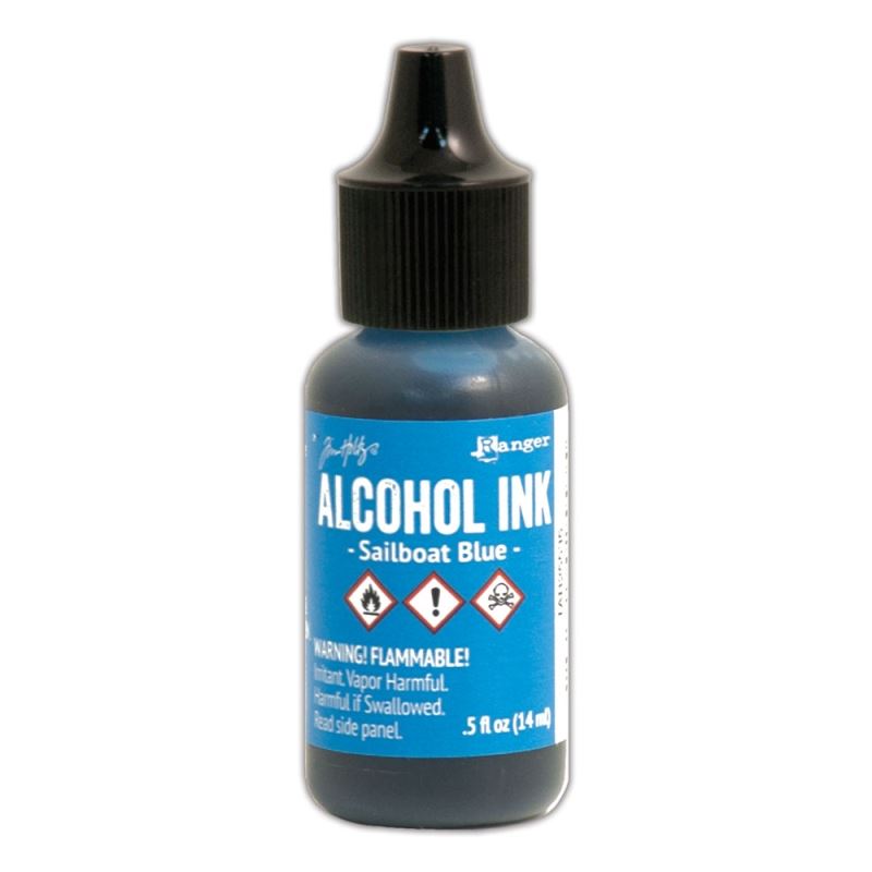 Tim Holtz - Alcohol Ink Brights Sailboat Blue