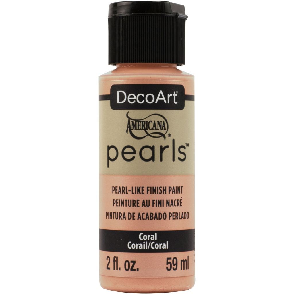 DecoArt Coral Americana Pearls - 2oz