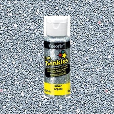 DecoArt Silver Craft Twinkles 2oz