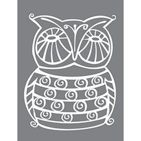 DecoArt Owl Mixed Media stencil
