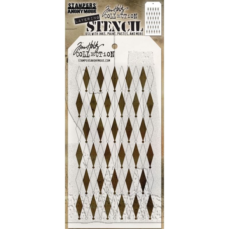 Tim Holtz - Shifter Diamonds, Layered Stencil