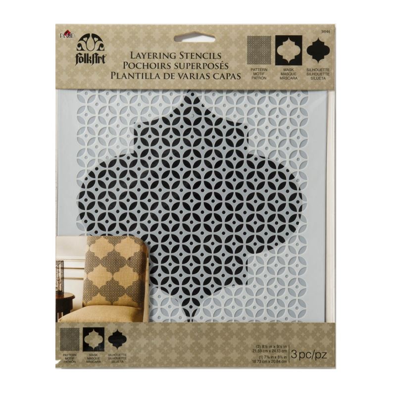 Trellis Stencil FolkArt Home DÃâ€ÃƒÂ¸ÃŽÂ©cor