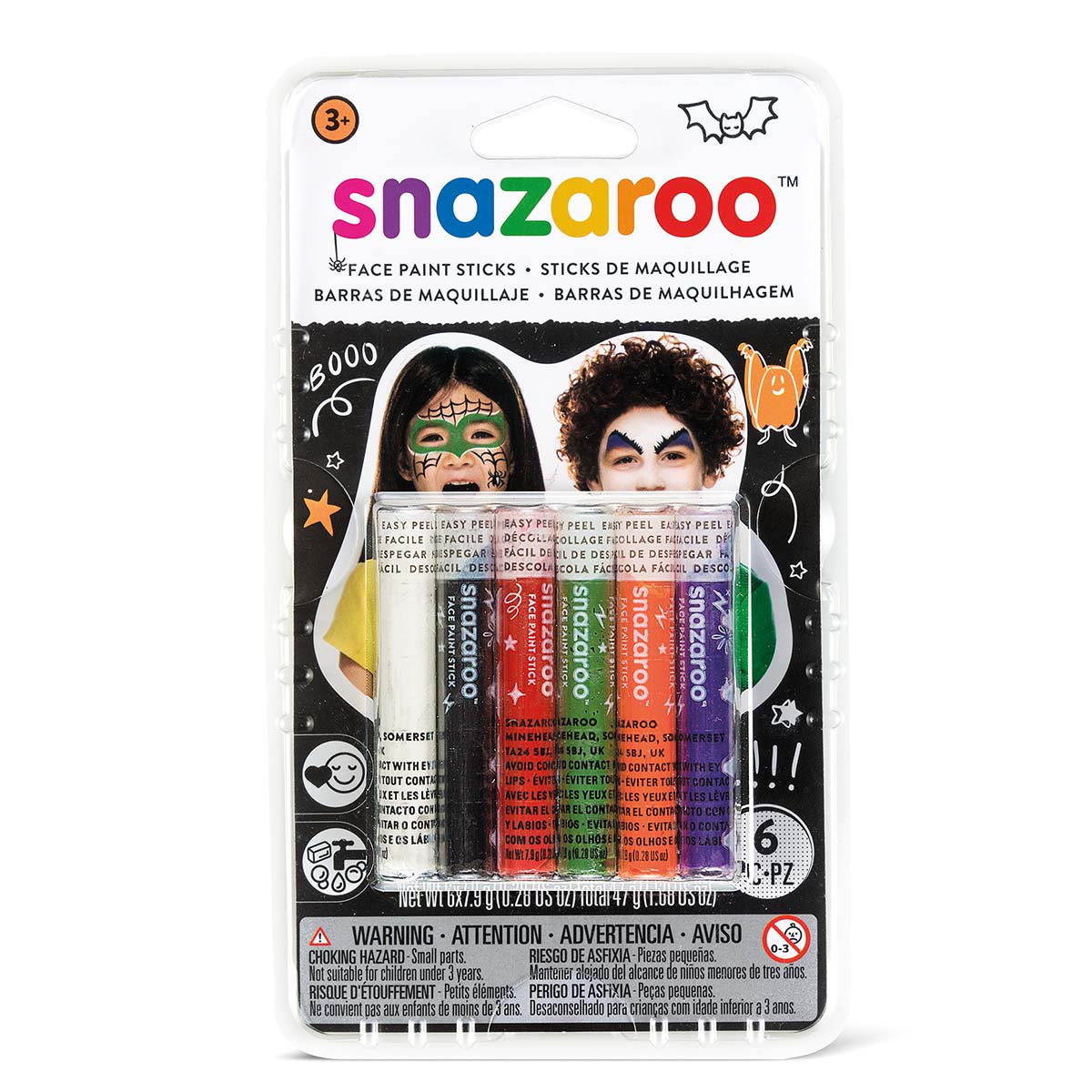 Snazaroo - 6 Sticks - Adventure