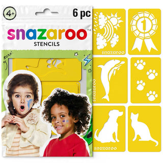 Snazaroo - 6 Stencils - Adventure