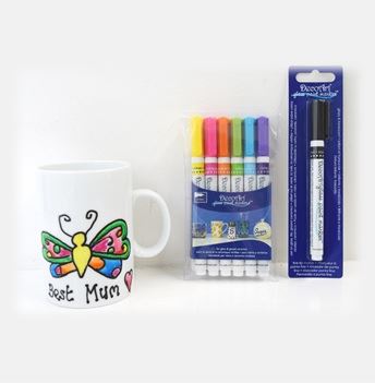 DecoArt Black Glass Marker 1mm