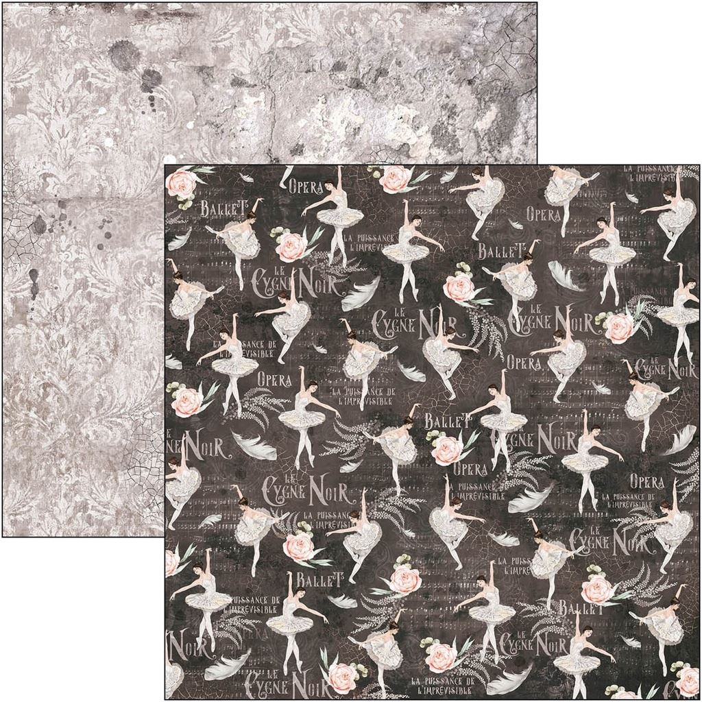 Cygne Noir (Black Swan) Paper Pad 8x8 12/Pack