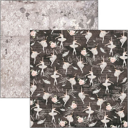 Cygne Noir (Black Swan) Paper Pad 8x8 12/Pack