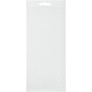 Creativ Self-Adhesive Foil Border Stickers – 10x23 cm, 1 Sheet