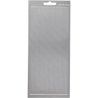 Creativ Self-Adhesive Foil Border Stickers – 10x23 cm, 1 Sheet