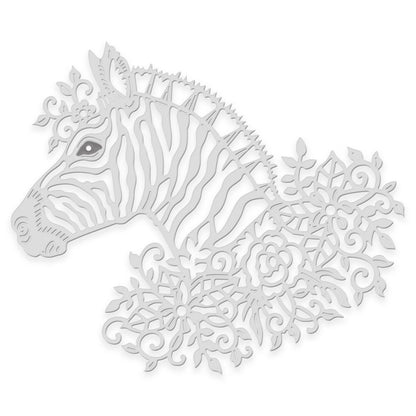 Flora Zebra- Sweet Dixie Cutting Die