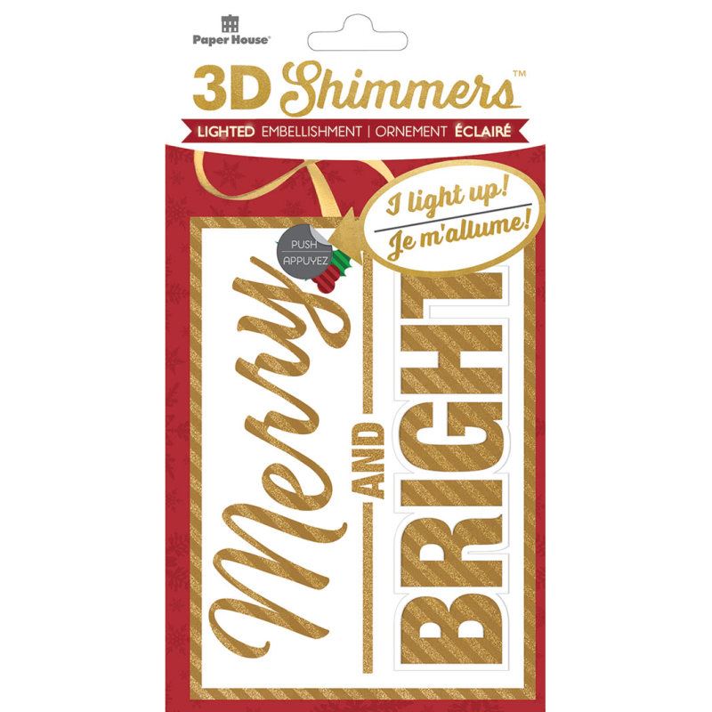 Paper House Productions - Merry & Bright Embellishment