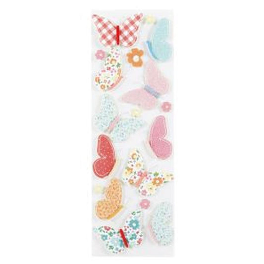 Stitched Butterfly Stickers
