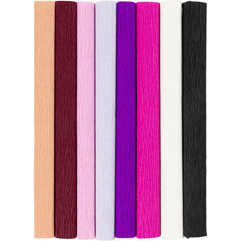 Creativ Crepe Paper Sheets 25x60cm (Crêpe ratio: 180%, 105g)