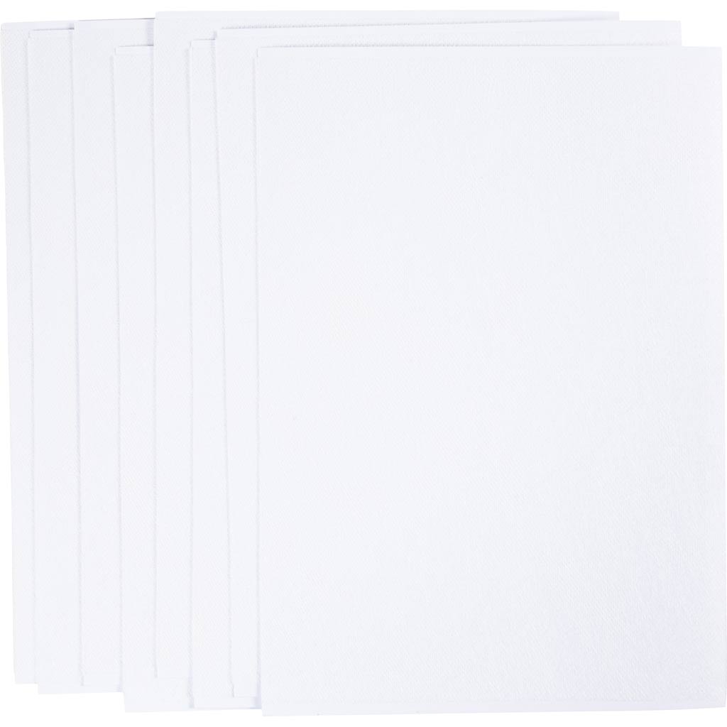 Stitch and Rinse Away Sheet, A5, sheet 148,5x210 mm, white, 8 sheet/ 1 pack