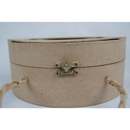 Single Papiermache photo frame bag - rounded