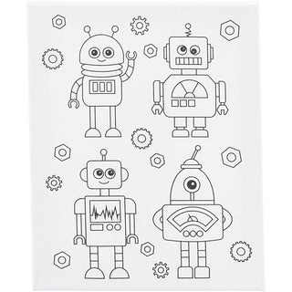 Creativ Colour-in Canvas Various Themes