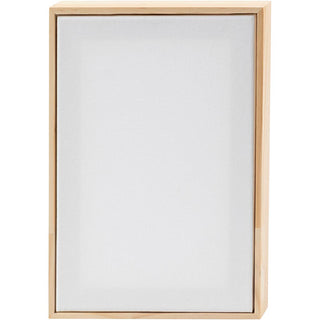 Stretched Canvas with Frame, size 15,8x23,8 cm, 280 g, white, 10 pc/ 1 pack