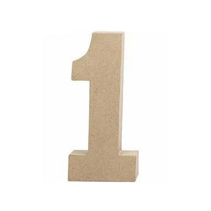 Papier Mâché Letters and Numbers - 10 cm-20.5 cm