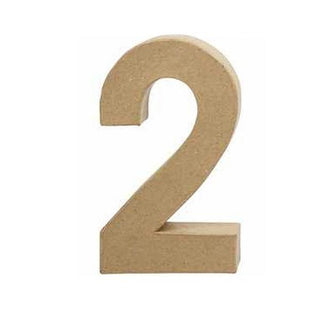 Papier Mâché Letters and Numbers - 10 cm-20.5 cm