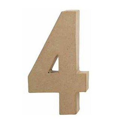 Papier Mâché Letters and Numbers - 10 cm-20.5 cm