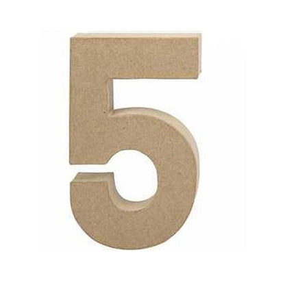 Papier Mâché Letters and Numbers - 10 cm-20.5 cm