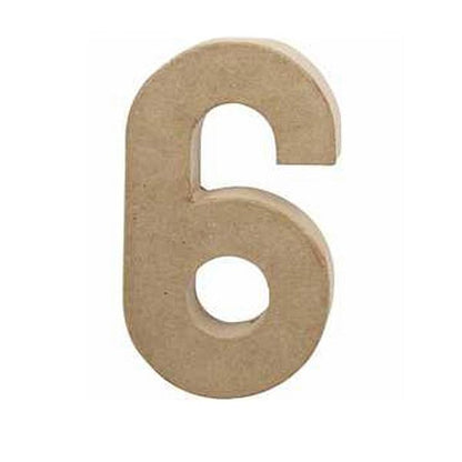 Papier Mâché Letters and Numbers - 10 cm-20.5 cm