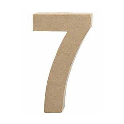 Papier Mâché Letters and Numbers - 10 cm-20.5 cm